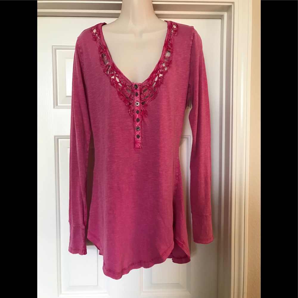 Free People knit tunic top